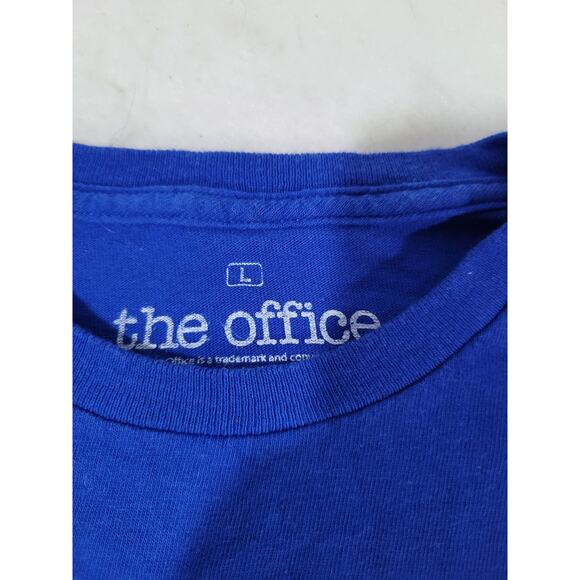 Dunder Mifflin Athletic Dept. Blue Size Large L - Picture 3 of 5